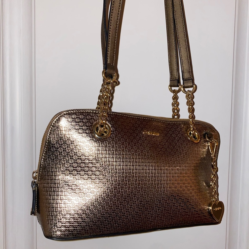 Calvin Klein Gold Metallic Purse
